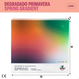 Puzzle Colorbaby Season's Gradients Spring 68 x 50 cm (6 Unidades)