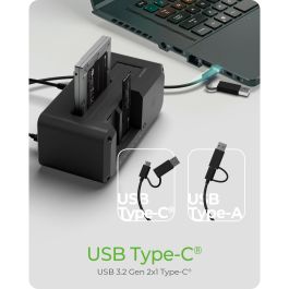 ICY BOX IB-2924MSCL-C31 USB-C 3.2 Klon- und DockingStation für 2,5"/3,5" SATA HDD und M.2 NVMe SSD