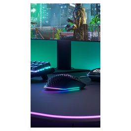 SteelSeries Aerox 3 2022 - Ratón Gaming Inalámbrico, Óptico 8500 DPI, 59g, RGB, USB-C, IP54, Negro