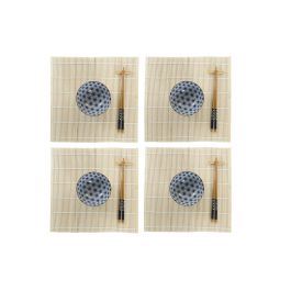 Sushi Oriental DKD Home Decor Azul Blanco 14.5 x 31 x 14.5 cm Set de 16 Sushi Oriental DKD Home Decor Azul Blanco 14.5 x 31 x 14.5 cm Set de 16