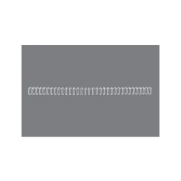 Gbc Espiral Wire-O WireBind N 8 Paso 3:1 Negro 12.7mm Capacidad 105 Hojas Blanco Caja 100 Unidades A4 Precio: 31.8714. SKU: B19A5HCNXF