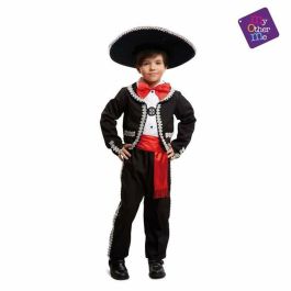 My Other Me Disfraz Mexicano Talla 7-9 Años Chaqueta Pajarita Fajín Pantalones 100% Poliéster