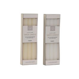 DKD Home Decor Vela Decorativa de Cera Urban Crudo Blanco, Set de 3 Unidades, 2x2x25 cm, Duración 10h Precio: 7.49999987. SKU: B1BJHJCQ9N