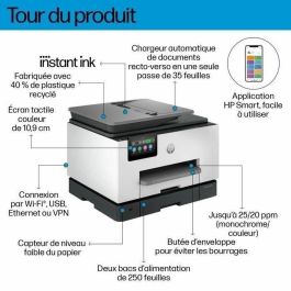 Impresora dúplex en color todo en uno HP OfficeJet Pro 9135e, 3 meses de Instant Ink incluido con HP+