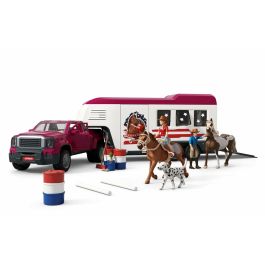 Schleich 42705 Figura de Camioneta y Remolque Ecuestre Horse Club Series