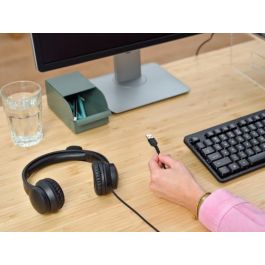 Trust Auriculares Ayda Estéreo con Micrófono Ajustable, Conexión USB, Negro