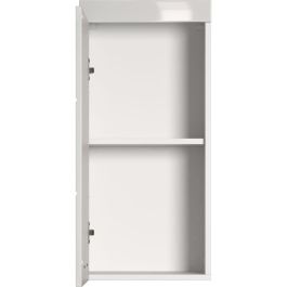 Trendteam Mueble de Baño Alto Amanda, Armario Contenedor con 1 Puerta para Almacenamiento, Color Blanco