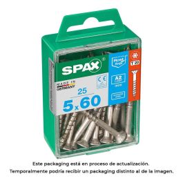 Spax 4197000500602 Tornillo para Madera Cabeza Plana Inox A2 5,0x60mm Caja 25 Unidades Precio: 7.69000012. SKU: S7913845