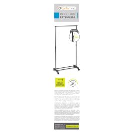 Confortime Perchero de Acero al Carbono, Dimensiones 80 x 43 x 90-160 cm, Ancho 13.3 cm, Alto 5.3 cm, Largo 76.5 cm, Peso 6.84 kg (6 Unidades)