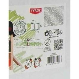 Tyrol Accesorio para roedores TYR3281012067572 - Área de juego con túnel, escondite y área para trepar, 40x18x25 cm