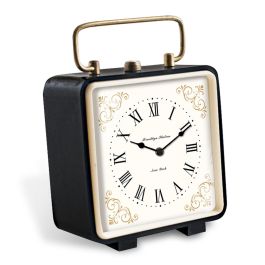 Reloj Sobremesa Chic DKD Home Decor Azul Negro 7 x 27 x 19 cm (2 Unidades)