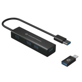Hub USB Conceptronic HUBBIES06B Negro (1 unidad) Hub USB Conceptronic HUBBIES06B Negro (1 unidad) Precio: 18.99000015. SKU: S7808623