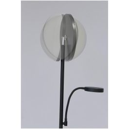 Cristalrecord Lámpara de pie Dencel 30+6W 3000lm 3CCT Dimmable Negra Metal Ø25x175cm