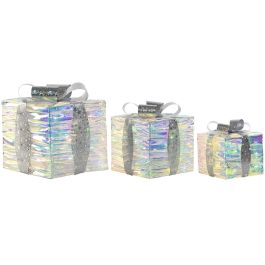 DKD Home Decor Regalo Navidad Fantasia Multicolor Set de 3 Piezas LED 25 x 28 x 25 cm Precio: 51.49999943. SKU: B144ZR7B4E
