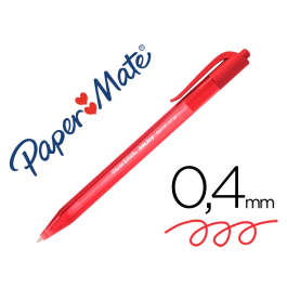 Paper Mate Bolígrafo Retráctil Triangular Inkjoy 100 Rojo Precio: 11.79000042. SKU: B1D4GAKA2T
