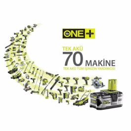 Ryobi R18IW3-0 Destornillador de Impacto Inalámbrico 18V, 400 Nm, Mango de Pistola