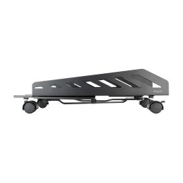 TOOQ SOPORTE METALICO PARA CPU DE SUELO CON RUEDAS BAJO
