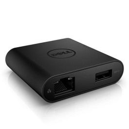 Dell DA200 Adaptador Multipuerto USB-C a HDMI, VGA, Ethernet y USB 3.0 para Portátil - Compacto, Plug & Play
