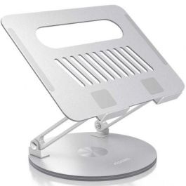 AISENS - SOPORTE DE SOBREMESA XL GIRATORIO AJUSTABLE PARA PORTATIL / TABLET 10-17, PLATA