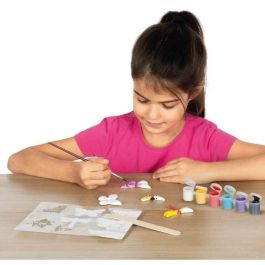Moldear y pintar - Mariposa y purpurina - SES CREATIVE - Molde grande, 6 colores de pintura, pincel, purpurina y escayola Moldear y pintar - Mariposa y purpurina - SES CREATIVE - Molde grande, 6 colores de pintura, pincel, purpurina y escayola
