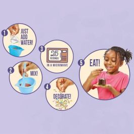 Goliath GOL8720077323209 Kit de cocina Tasty Tinies Strawberry Cake Tarta de fresas con glaseado de vainilla y decoración 6º cumpleaños