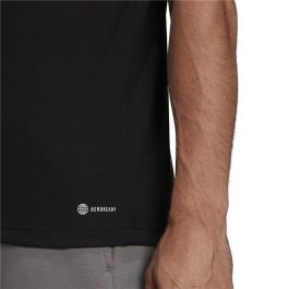 Polo de Manga Corta Hombre Adidas HB5328 Negro 3XL