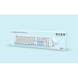 Combo teclado + mouse inalámbrico - MOBILITY LAB - Pure Color - Azul - Diseño ergonómico - Escritura discreta Combo teclado + mouse inalámbrico - MOBILITY LAB - Pure Color - Azul - Diseño ergonómico - Escritura discreta