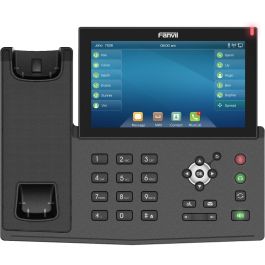 Fanvil X7 V2 Teléfono IP Negro, Terminal con conexión por cable, 20 líneas, Pantalla Táctil 7", 2000 Contactos
