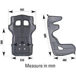 Asiento Racing OMP RS-PT2 FIA 8855-1999 Negro Asiento Racing OMP RS-PT2 FIA 8855-1999 Negro