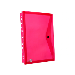 Liderpapel 36669 Carpeta Dossier Broche Polipropileno Din A4 Pack 5 Colores Surtidos Transparente Multitaladro