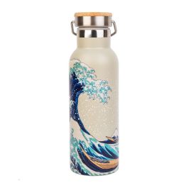 ERIK Botella de Acero Inoxidable La Gran Ola de Kanagawa Hokusai 500ml con Tapón Hermético Precio: 16.50000044. SKU: B1J6EA9AA6