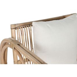 Sillon DKD Home Decor Natural Blanco 72 x 76 x 72 cm Sillon DKD Home Decor Natural Blanco 72 x 76 x 72 cm