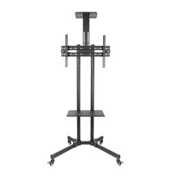 TooQ FS1470M-B Soporte de Suelo Inclinable Ajustable para TV 37-70" hasta 50kg VESA 200x200-600x400 con Ruedas y Bandejas Negro Precio: 96.8899998. SKU: B17CYNY8X6