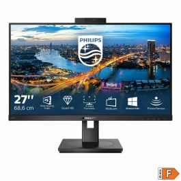 Philips Monitor 275B1H 27" QHD Webcam Windows Hello Multimedia Regulable en Altura Negro