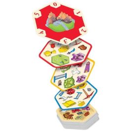 Asmodee Dobble Catan | Juego de Cartas Familiar para Niños +3 Años | Edición en Español