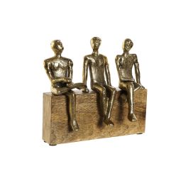 DKD Home Decor Figura Moderna de Personas de Mango y Aluminio Dorado Natural 9 x 16 x 23 cm (2 Unidades) Precio: 44.5000006. SKU: B19CKT4SP9