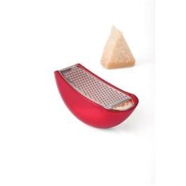 Alessi AARU01 R Parmenide Rallador de Queso y Quesera en Resina Rojo Alessi AARU01 R Parmenide Rallador de Queso y Quesera en Resina Rojo