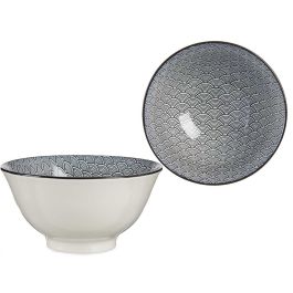 Bowl 16Cm Onda Japonesa Negro Vessia (24 Unidades) Precio: 63.89000013. SKU: B1JFMDB52S