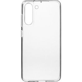 eSTUFF Funda TPU Transparente para Samsung Galaxy S21 FE 5G, protectora trasera y lateral flexible, LONDON