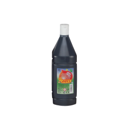 Jovi Témpera Líquida Paint Negro 1000 mL Base Agua Alto Poder Cubriente