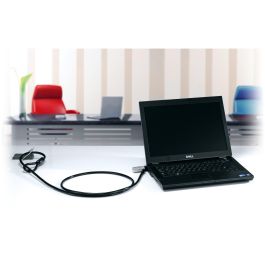 Kensington Punto de anclaje con cable para montaje en escritorios, Cables de seguridad para ordenadores, 20x90x125 mm