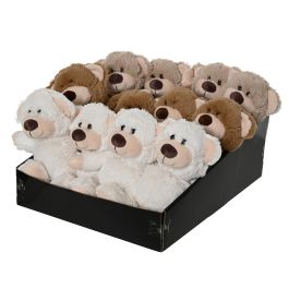 Decoris Osito de Peluche, 15x10x17 cm, Colores Surtidos, Ideal para Regalo y Decoración Infantil