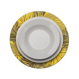 Bajoplato Hojas Dorado Versa (6 Unidades) Bajoplato Hojas Dorado Versa (6 Unidades)