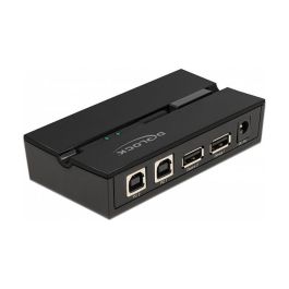 DeLOCK Conmutador USB 2.0 Switch para 2 Ordenadores a 2 Dispositivos, 0,48 Gbit/s, Negro, Plástico, Incluye Cable USB Tipo A a B Precio: 47.8071. SKU: B1BBCARATF