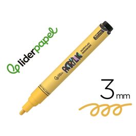 Rotulador Liderpapel Acrylic Base Agua Todo Tipo De Superficie Punta Redonda 3 mm Amarillo Claro Precio: 9.5000004. SKU: B1FRX5E6D2