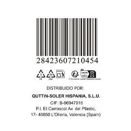 Quttin Cuchillo Verduras Sybarite 12 cm (24 Unidades)