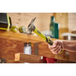Ryobi AAABC79840 Martillo de carpintero 450 g para trabajo con madera y clavado preciso