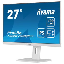 iiyama ProLite XUB2792QSU-W6 68,5cm/27" 2560x1440 WQHD IPS 100Hz 0,4ms HDMI DP USB Pivot Blanco