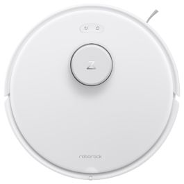 Roborock Qrevo Curv 5A1 Robot Aspirador y Fregador con Estación Base Multifunción Sin Bolsa, Color Negro y Blanco