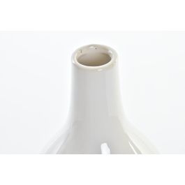 DKD Home Decor Jarrón Scandi de Porcelana Bicolor Azul - 13 x 20 x 13 cm (3 Unidades)